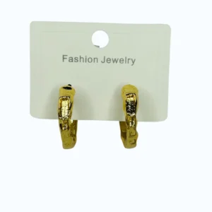 Gold Halka 14K Kaplama Küpe