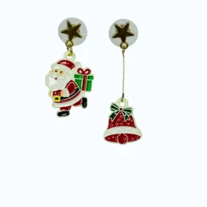 Gold Yılbaşı Noel Baba Kaplama Küpe