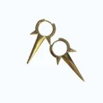 Gold Xuping Taşlı Çivi Küpe