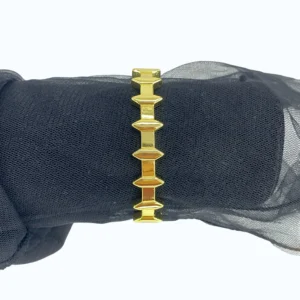 Gold Çelik Vıp Baklava Şekilli Kelepçe