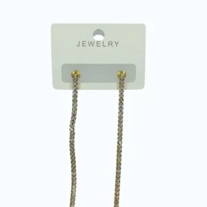 Gold Çelik Suyolu Sallantılı Küpe