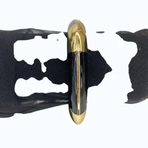 Gold Siyah Kare Kelepçe