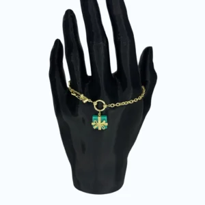 Gold 14K Turkuaz Hediye Paketi Bileklik