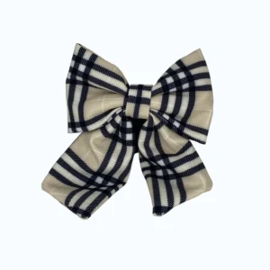 Fiyonk Kısa Ekose Bej Toka