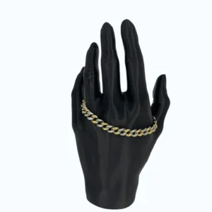 Silver&Gold Vıp Zincir Taşlı Bileklik